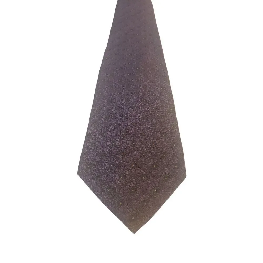 Allen Lolly Nottingham England‎ Made In USA 100% Woven Silk Mens Neck Tie